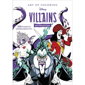 Art of Coloring: Disney Villains -- Disney Books - Paperback