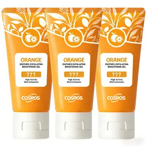 2026 Upgrade Orange Scented Exfoliator Clear Gel 777 - Gentle Exfoliation for Face & Body, Deep Cleansing, Nourishing & Moisturizing, Suitable for All Skin Types peachy  skin moroccan  exfoliating