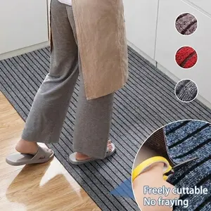 Non Slip Runner Rug Mat, Cuttable Absorbent Floor Carpet, Waterproof No Shedding Door Mat, Anti Slip Kitchen Bathroom Hallway Entryway Indoor Outdoor Floor Rug