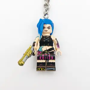 Custom Arcane Minifigure Keychains - Vi - Caitlyn - Jayce - Viktor