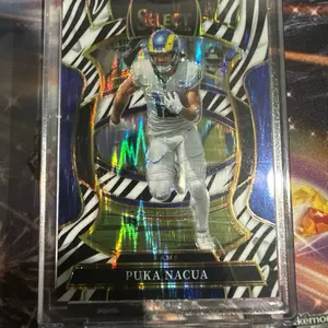 Select Puka Nacua Football Card - Silver Foil Edition, Team 5, Collectible Sports Trading Card
