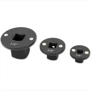 Low Profile Impact Socket Adapter - Drive Reducing (3PC.Set (3/4" to 1/2"), (1/2" to 3/8"), (3/8" to 1/4"))