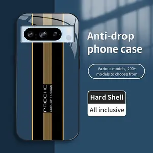 Suitable for [Google Pixel 8 Pro] New high-end diamond silk glass mobile phone case New business simple explosion-proof glass mobile phone case Affordable anti-fall and anti-fingerprint 995