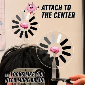Rotating "Brain Loading..." Headband Funny Spinning Hair Hoop | Creative Meme Hair Accessory | Hilarious Gift for Friends, Besties & Coworkers
