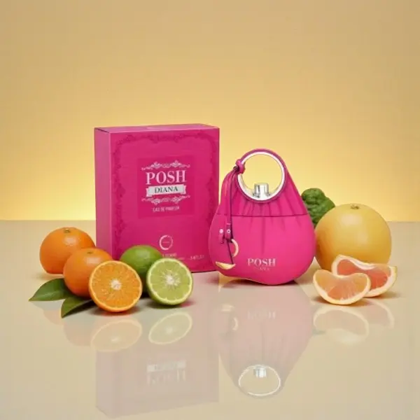 CAMARA Posh Diana Eau de Parfum, 100ml Citrus Women's Fragrance with Delicate Floral and Fruity Notes, Grapefruit Women's Fragrance