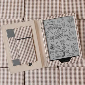 Coffee Gingham Checkered Plaid Kindle Case