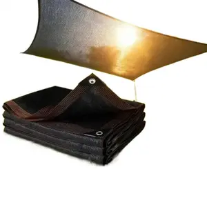 10x13 FT UV Resistant Sun Shade Mesh with Grommets Breathable PE Woven Net for Plant Greenhouse Chicken Coop Patio Pergola Yard Outdoor Camping Pool Cover Home Storage