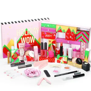 All-In-One Makeup Kit for Teens Girls, Full Starter Cosmetics Set with Makeup Tools, Perfect First Makeup Set Gift for Daughter, Beginner Friendly Makeup Gift Box