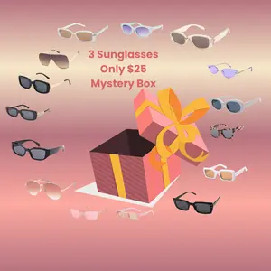 Sunglasses Mystery Box – 3 Random Styles | 15 Possible Designs | Only $25