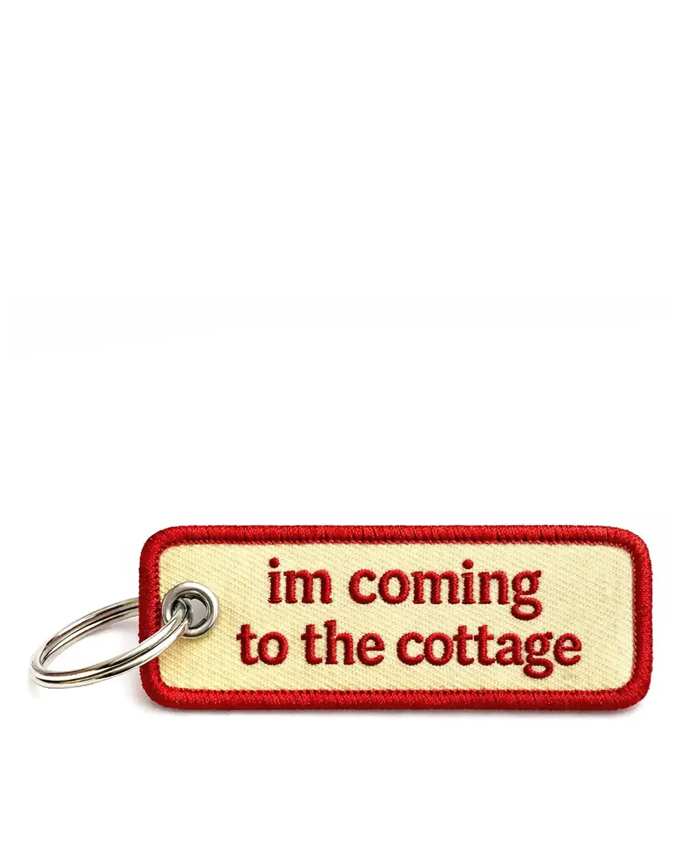 I'm Coming To The Cottage Keychain