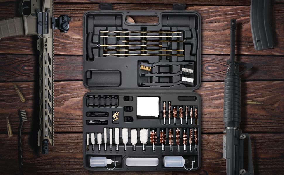 #JumpstartSale Swiss+Tech Universal Gun Cleaning Kit, Metal Brushes Gun Cleaning Tool Set for Pistols Hunting Handgun Shot Guns Rifle with Travel Size Portable Case #JumpstartSale Swiss+Tech Universal Gun Cleaning Kit, Metal Brushes Gun Cleaning Tool Set for Pistols Hunting Handgun Shot Guns Rifle with Travel Size Portable Case