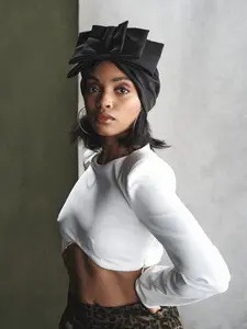 Coco Turban - Ready to Wear Soft Mesh Turban with Elastic Back for Comfortable Fit & Minimal Seams Handmade Design