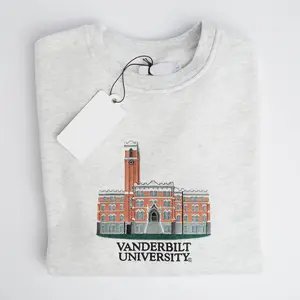 Vanderbilt University Embroidered Sweatshirt/Hoodie