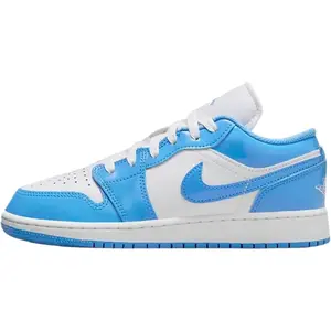 Youth Jordan 1 Low SE White/Legend Blue (FZ3929 114) (GS)