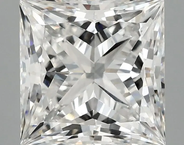 3.04 ct E VVS2 Princess Cut