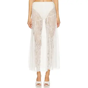 Steve Madden Veera Skirt in Cloud Dancer Antique