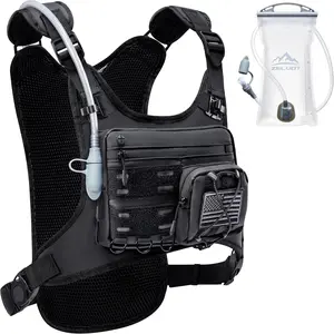 Hydration Running Backpack – Lightweight 2L Water Chest Pack with Gear Holder for Marathon & Outdoor Activities