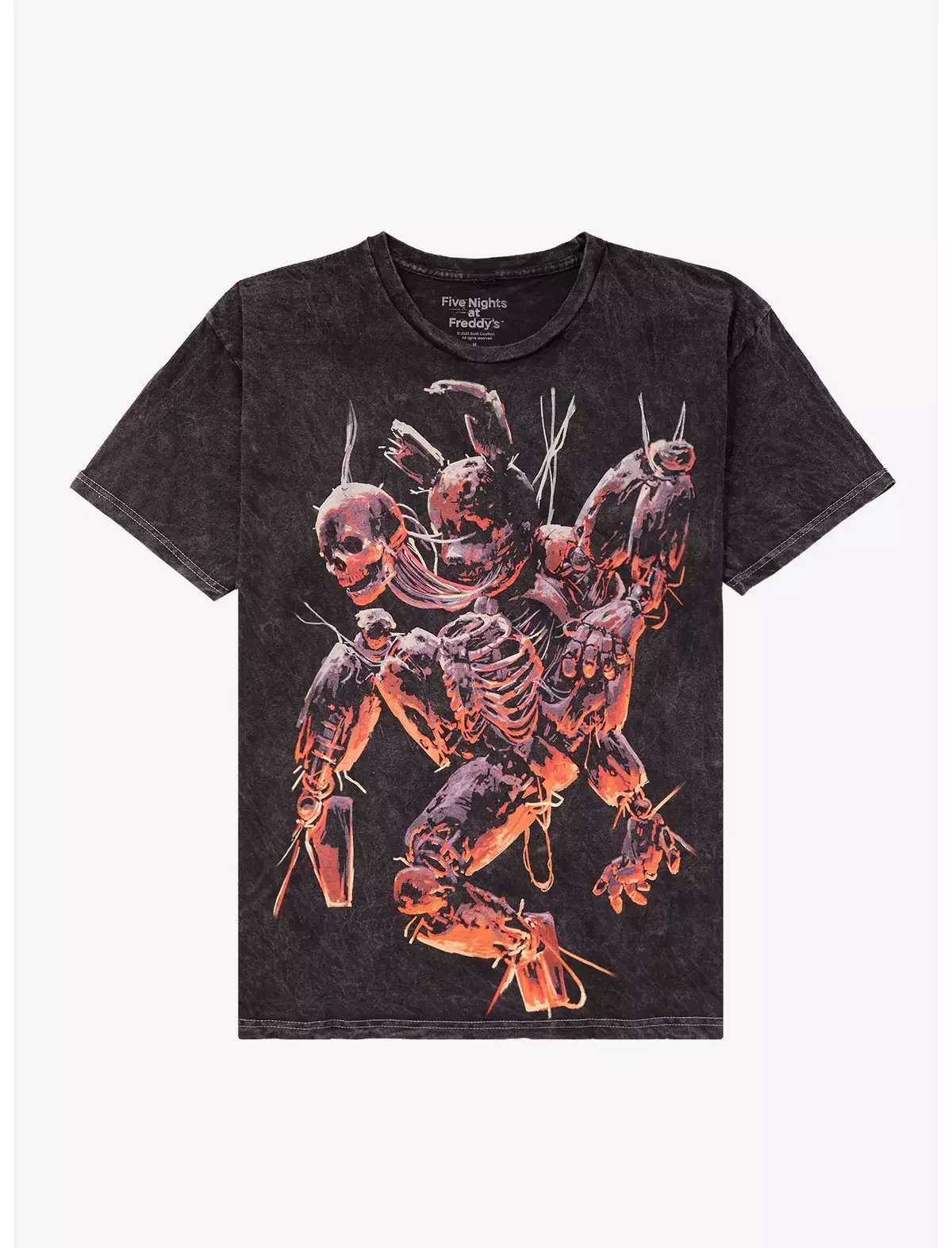 Five Nights At Freddys Springtrap T-Shirt, Horror Game Tee, Unisex Streetwear, Soft Cotton, Graphic Print, Gift for Fan, Creepy Style
