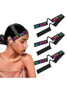 3pcs Lace Melting Band，Elastic Bands for Wigs - Lace Melting, Edge Wrap to Lay Edges,Ear Free Elastic Wig Band for Lace Front Wigs Zero Ear Pressusre Melting Edge Band