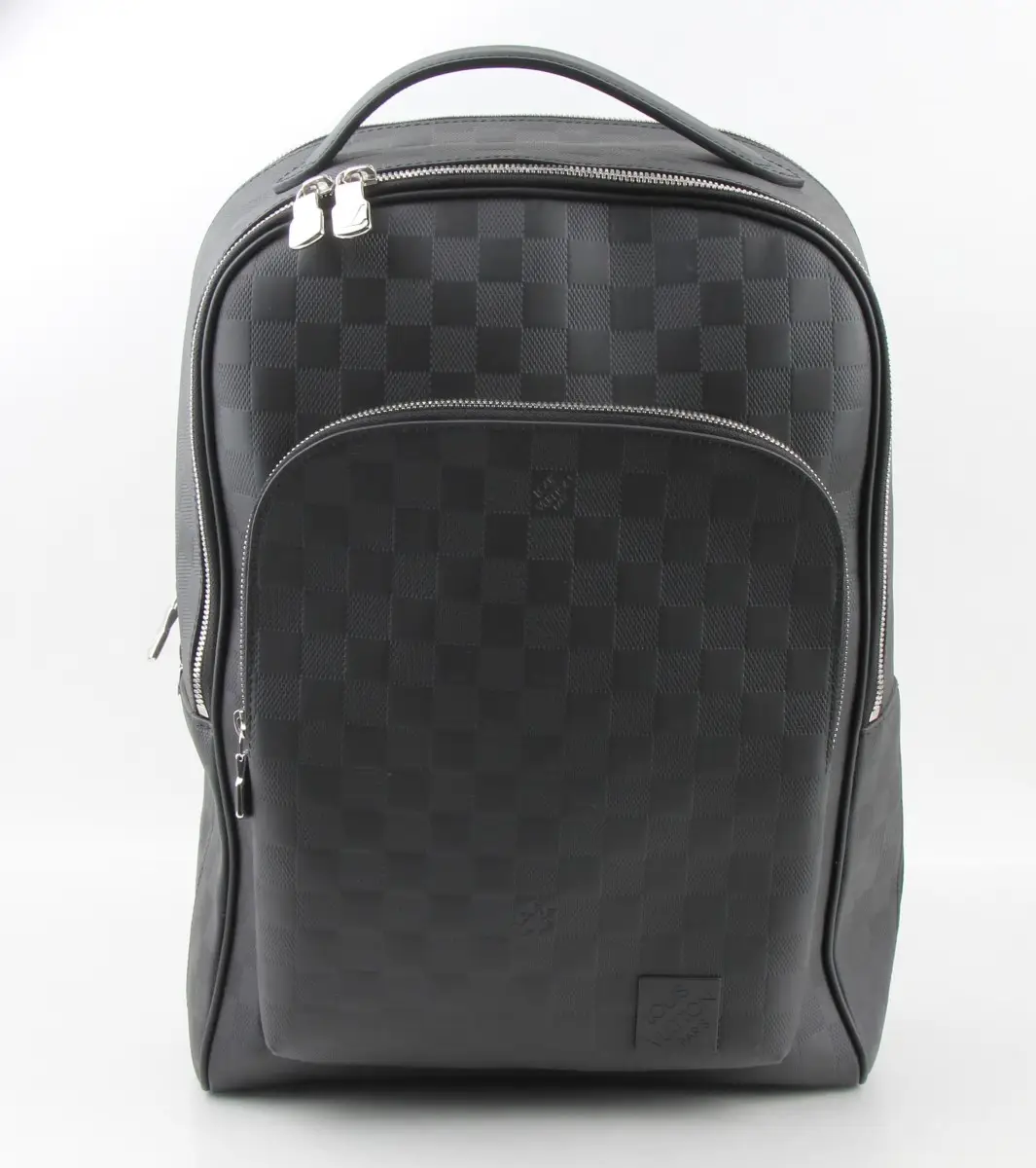 Pre-owned Louis Vuitton Coated Canvas Backpacks Graphite Damier Avenue Backpack