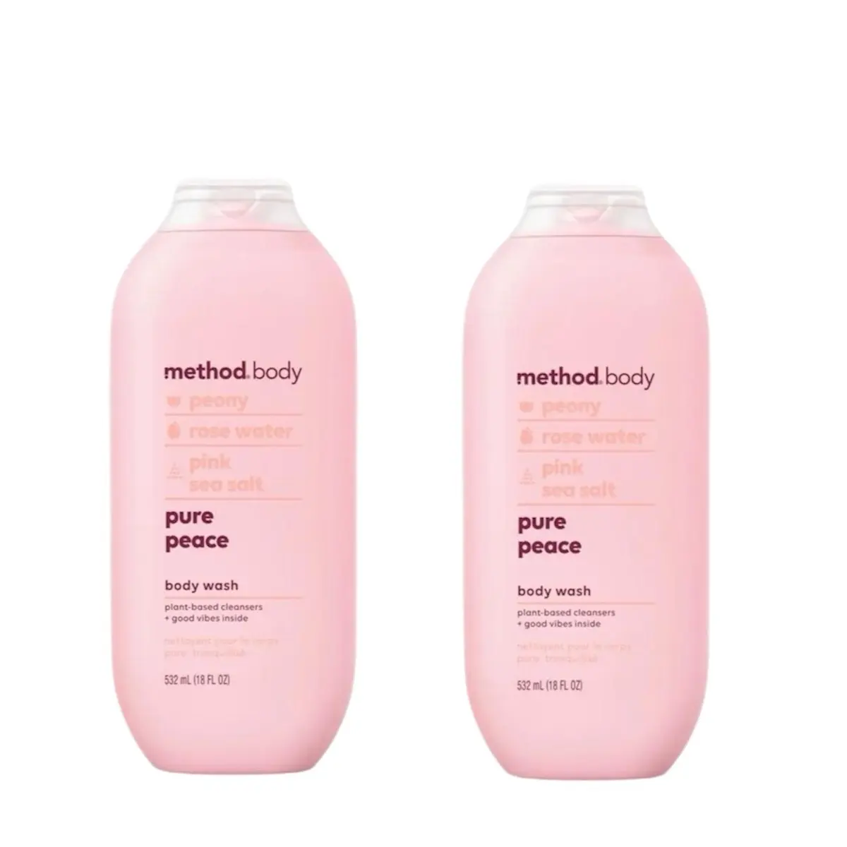 Method Body Wash, Pure Peace, 18oz - Pack of 2 Method Body Wash, Pure Peace, 18oz - Pack of 2