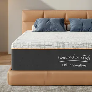 Memory Foam Mattress for Pressure Relief, Medium Firm Gel-Infused Mattress in a Box, CertiPUR-US Certified & Fiberglass Free, Washable Cover