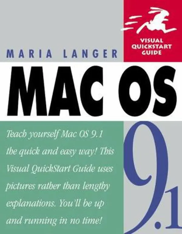 Used Mac OS 9.1 Computer Guide Book - Maria Langer, English Softcover with Illustrations, Tutorials, and Tips