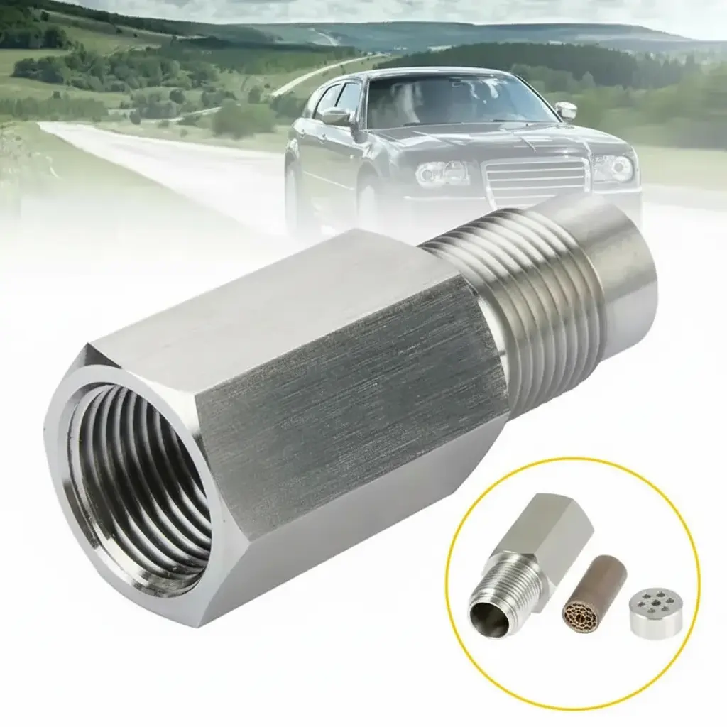 M18X1.5 Stainless Steel Thread Extension Fitting, Leakproof Corrosion-Resistant Connector, Multipurpose Straight Plumbing Pipe Fitting for DIY Mechanical Repairs