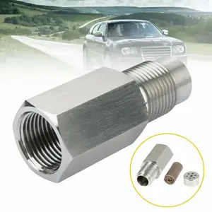Threαd Extension Fitting, M18X1.5 StainlessSteel Connector, Leakproof & CorrosionResistant, Multipurpose Straight Threαd Connector for DiyMechanical Repαirs