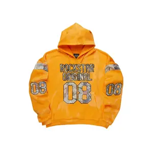 Atiya Orange Oversized Hoodie Atiya Orange Oversized Hoodie