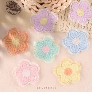 10pcs Colorful Embroidered Patches DIY for Clothes Hats Bags, Vintage Sew-on Badges for Repair or Decoration
