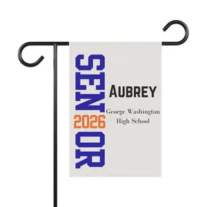 Custom Senior 2026 Name Garden Flag | Garden Banner, Graduation Garden Flag, Senior Garden Flag