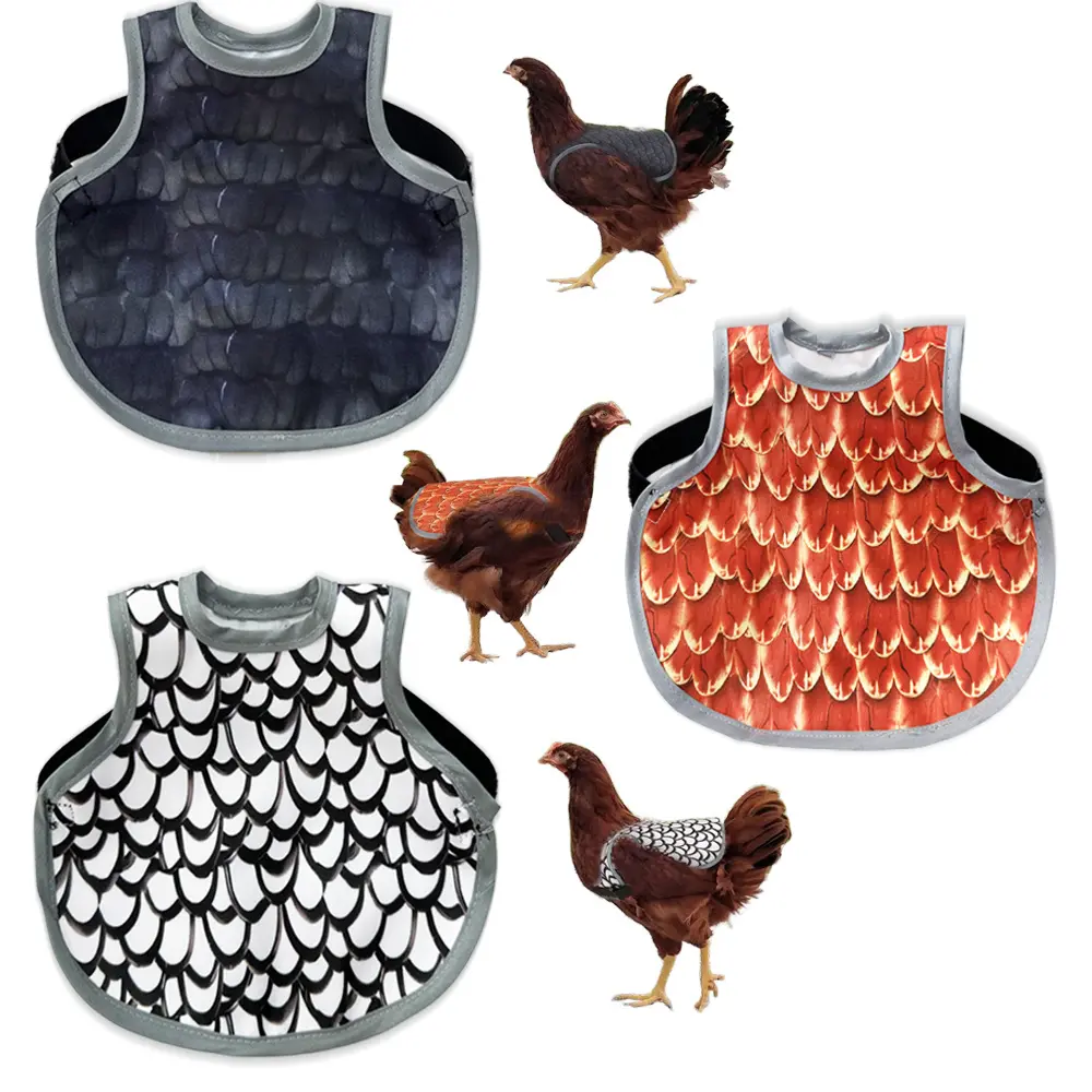 Waterproof Chicken Duck Goose Saddle Apron Pet Protective Clothing Chicken Duck Warm Vest Chicken Vest