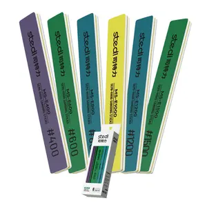 stedi Sanding Stick, Model Hobbyist Tool, Polishing Sanding Stick Tool for Gundam Repair Plastic Models and Miniatures 6 pcs (#400+#600+#800+#1000+#1200+#1500) Abrasive