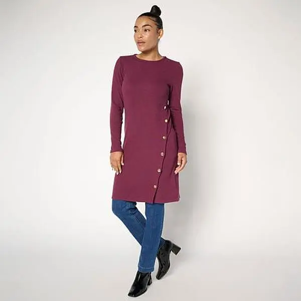 Colleen Lopez Sweater Knit Drama Top