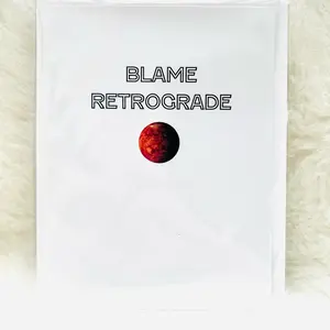 Blame Retrograde Greeting Card