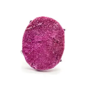 【2-10】Unique Handmade Crystal Ring,Ruby