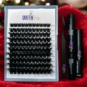 Queen Zai’s Touch - Lash DIY Clusters with Bond & Seal Lash Remover Kit for Easy Application and Removal