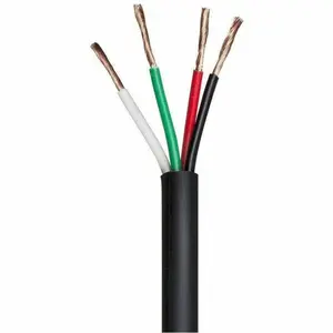 Monoprice Speaker Wire, CMP Rated, 4-Conductor, 18AWG, 1000ft, Black