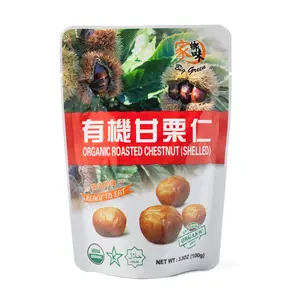 Big Green Organic Roasted Shelled Chestnuts 100 g
