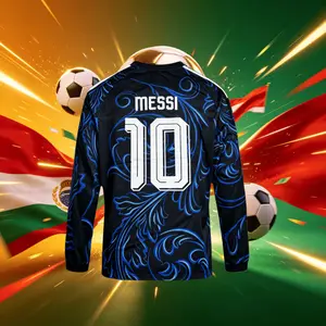2026 Away 10# Messi Argentina Short and Long Sleeve Soccer Jersey