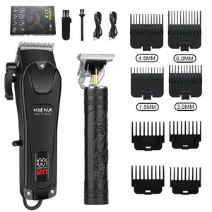 Men's beauty suit, 2/3 professional rechargeable USB electric hair clipper suit, equipped with electric shaver, detail trimmer and family haircut, is an ideal gift for Father's Day and Valentine's Day.