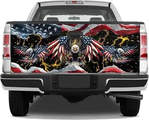 Eagle USA Flag Tailgate Wrap – Patriotic Theme Tailgate Wrap, USA Eagle Tailgate Wrap, America Eagle Flag Tailgate Wrap, Patriotic Eagle Tailgate Wrap, Eagle Flag Tailgate Wrap