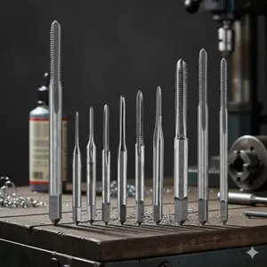 Industrial-Grade High-Speed Steel Tap and Die Set: 10-Pc Mini Metric Threading Tools, Titanium Coated & Rust-Proof for Metalworking, Auto Repair, Woodworking & Electronics. Portable Multi-Function Precision Drilling Kit.
