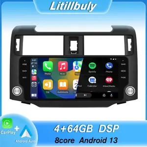 Car Stereo for Toyota 4runner 2014-2019 touch screen has Android Auto Wireless Carplay, Bluetooth WIFI supports GPS Navigation