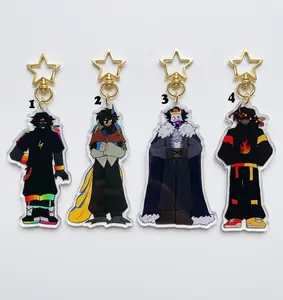 Unstable Universe MCYT Yt Translucent Acrylic Keychains, YT portable universe & lifesteal smp keychain