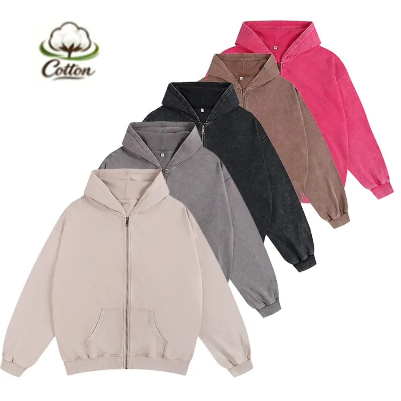 Men’s Full-Zip Hoodies – New autumn/winter arrival, loose long sleeves, soft casual athletic hoodies for running, basketball, and cycling; hooded cardigan with kangaroo pocket