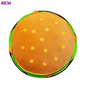 Simulation Hamburger Fries Children Girl Doll Hamburger Fries Plush Toy Pizza Snack Pillow Sofa Ornaments Toy
