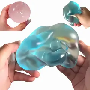 Transparent Maltose Squishy Ball | Anxiety Relief Fidget Toy| 1 Piece Random Color toys gadgets