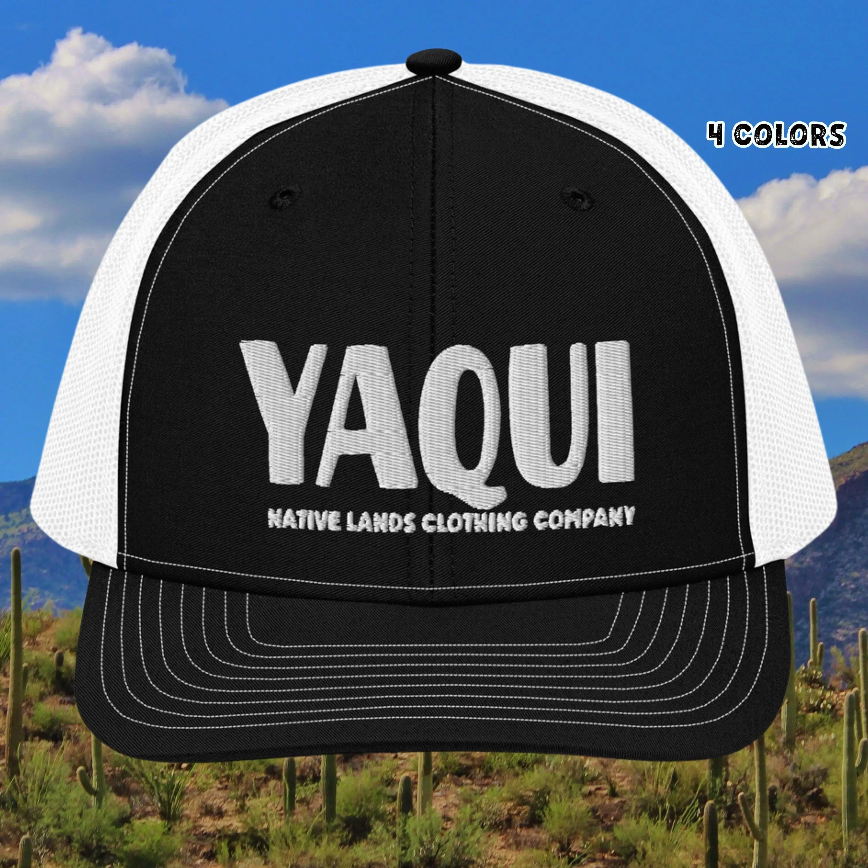 Yaqui Tribe Trucker Cap Embroidered Native American